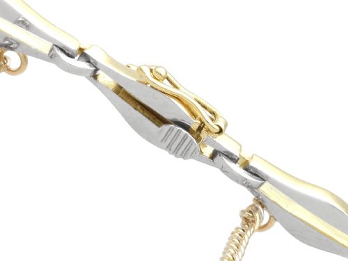 ANTIQUE 167CT DIAMOND AND 18CT YELLOW GOLD BRACELET CIRCA 1910 - ADDITIONAL PHOTO 8