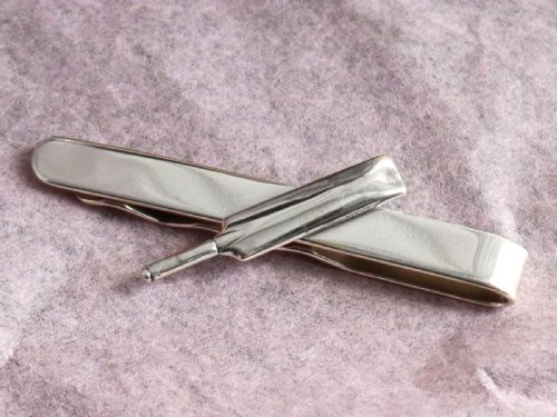 ANTIQUE VICTORIAN STERLING SILVER CRICKET PRESENTATION GOBLET AND TIE PIN SET 1883 - ADDITIONAL PHOTO 16