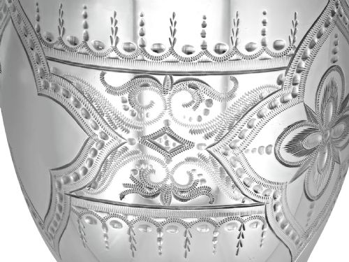 fig 7. Antique Victorian Sterling Silver Rifle Presentation Cup (1868)