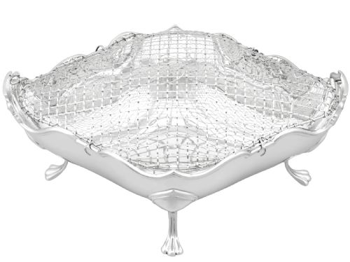 ANTIQUE GEORGE V STERLING SILVER PRESENTATION BOWL CENTREPIECE - ADDITIONAL PHOTO 5