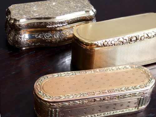 fig 2. Antique George IV 18ct Gold Snuff Box (1829)