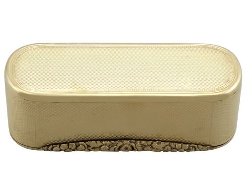 fig 4. Antique George IV 18ct Gold Snuff Box (1829)