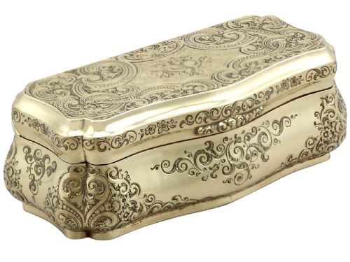 ANTIQUE GERMAN 14CT GOLD SNUFF BOX CIRCA 1850 - ADDITIONAL PHOTO 7