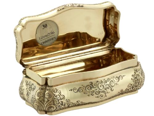 ANTIQUE GERMAN 14CT GOLD SNUFF BOX CIRCA 1850 - ADDITIONAL PHOTO 9