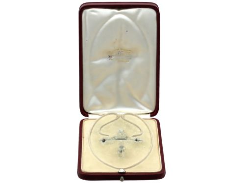ANTIQUE 427CT DIAMOND AND 15CT YELLOW GOLD PENDANT BROOCH CIRCA 1910 - ADDITIONAL PHOTO 16