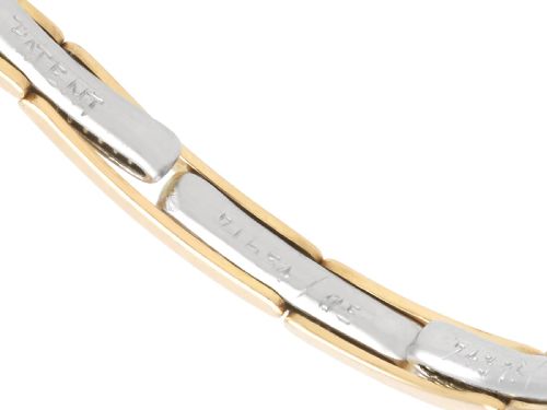 fig 8. Antique 1.11ct Aquamarine and 0.75ct Diamond 14ct Yellow Gold Bracelet Circa 1905