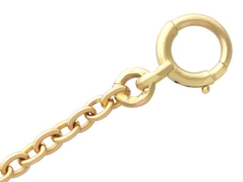 ANTIQUE FRENCH 18CT YELLOW GOLD LONGUARD CHAIN CIRCA 1900 - ADDITIONAL PHOTO 8