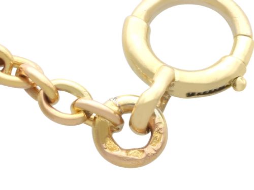 ANTIQUE FRENCH 18CT YELLOW GOLD LONGUARD CHAIN CIRCA 1900 - ADDITIONAL PHOTO 10