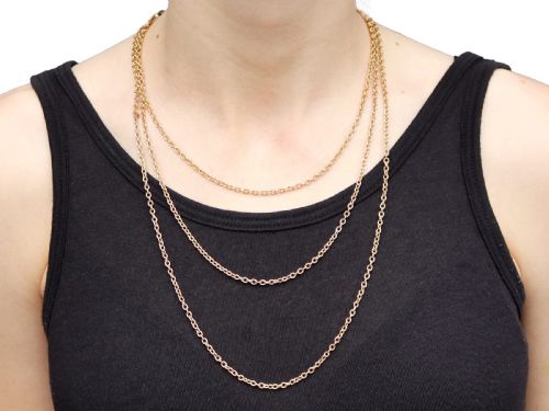 ANTIQUE FRENCH 18CT YELLOW GOLD LONGUARD CHAIN CIRCA 1900 - ADDITIONAL PHOTO 12