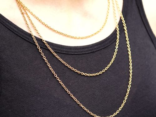 ANTIQUE FRENCH 18CT YELLOW GOLD LONGUARD CHAIN CIRCA 1900 - ADDITIONAL PHOTO 13