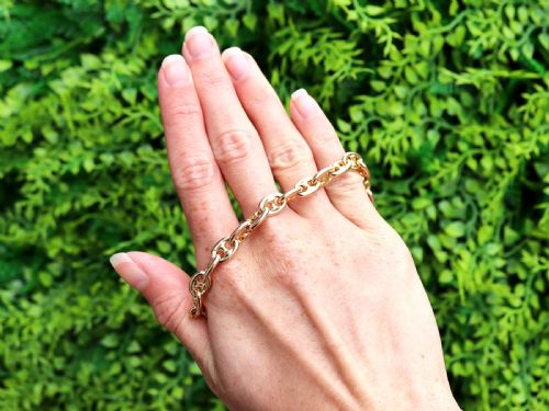 fig 1. Antique 15ct Yellow Gold Watch Chain Circa 1870