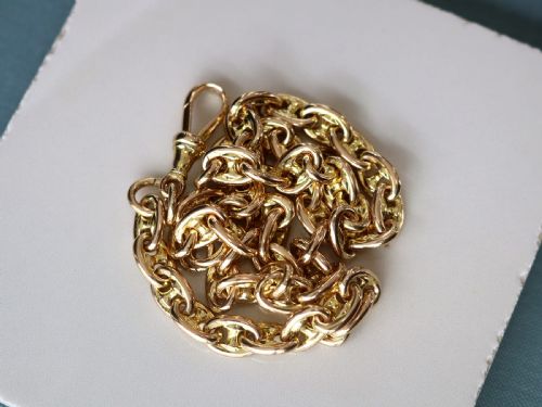 fig 2. Antique 15ct Yellow Gold Watch Chain Circa 1870