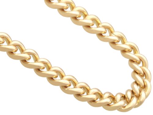 ANTIQUE 18CT YELLOW GOLD WATCH CHAIN CIRCA 1900 - ADDITIONAL PHOTO 5