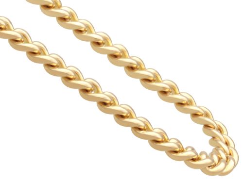 ANTIQUE 18CT YELLOW GOLD WATCH CHAIN CIRCA 1900 - ADDITIONAL PHOTO 6