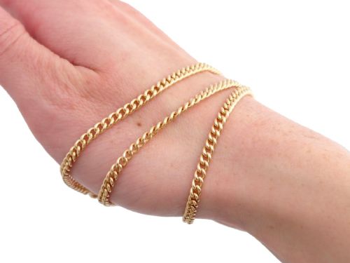 ANTIQUE 18CT YELLOW GOLD WATCH CHAIN CIRCA 1900 - ADDITIONAL PHOTO 15
