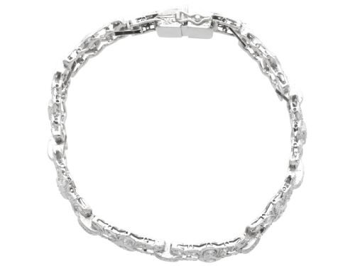 ANTIQUE 483CT DIAMOND AND PLATINUM BRACELET CIRCA 1925 - ADDITIONAL PHOTO 7