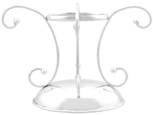 ANTIQUE GEORGE V ART NOUVEAU STERLING SILVER EPERGNECENTREPIECE 1911 - ADDITIONAL PHOTO 7