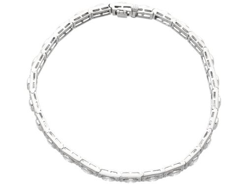 ANTIQUE 467CT DIAMOND AND 18K WHITE GOLD BRACELET CIRCA 1925 - ADDITIONAL PHOTO 7