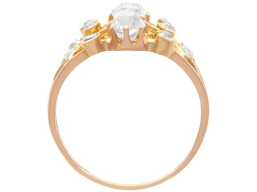 fig 9. Antique 1.40ct Diamond and 18ct Yellow Gold Dress Ring Circa 1895