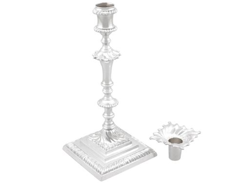 ANTIQUE STERLING SILVER CANDELABRA - ADDITIONAL PHOTO 12