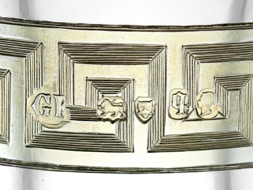 ANTIQUE VICTORIAN STERLING SILVER PARCEL GILT GOBLET 1871 - ADDITIONAL PHOTO 5