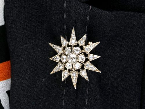 ANTIQUE 281CT DIAMOND AND SILVER SET STAR BROOCHPENDANT CIRCA 1880 - ADDITIONAL PHOTO 16