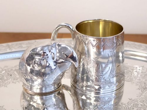 ANTIQUE GERMAN SILVER TABLE SNUFF PARROT BOX CIRCA 1900 - ADDITIONAL PHOTO 4