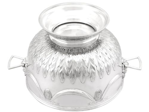 ANTIQUE VICTORIAN STERLING SILVER PRESENTATION BOWL - ADDITIONAL PHOTO 9