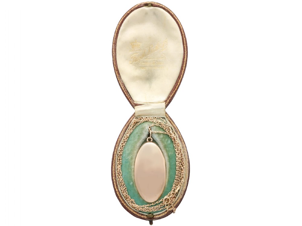 Antique 15ct Yellow Gold Locket Pendant Circa 1900