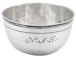 NORWEGIAN SILVER DRINKING CUP ANTIQUE 1753