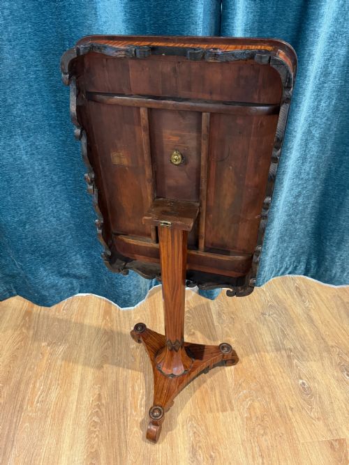 RARE REGENCY SIDE DROP LEAF TABLE CIRCA GEO IV 1825 - ADDITIONAL PHOTO 4