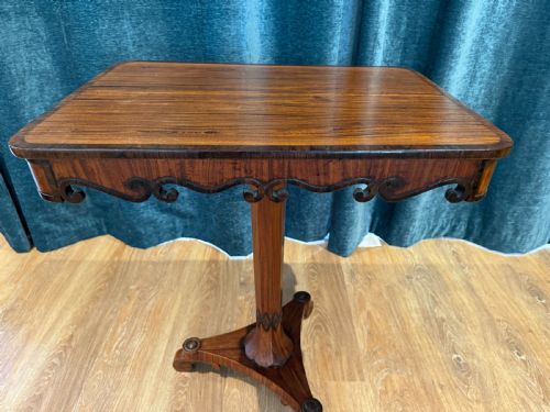 RARE REGENCY SIDE DROP LEAF TABLE CIRCA GEO IV 1825 - ADDITIONAL PHOTO 6