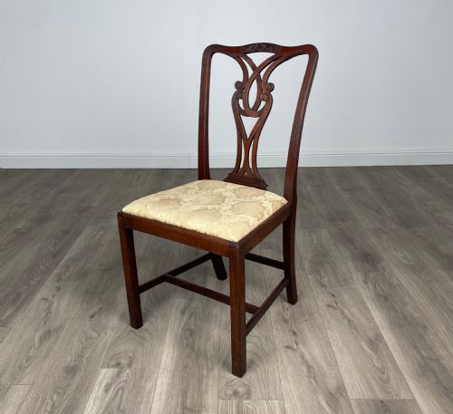 ANTIQUE 18TH CENTURY SET OF 6 DINING CHAIRS IN MAHOGANY - ADDITIONAL PHOTO 1