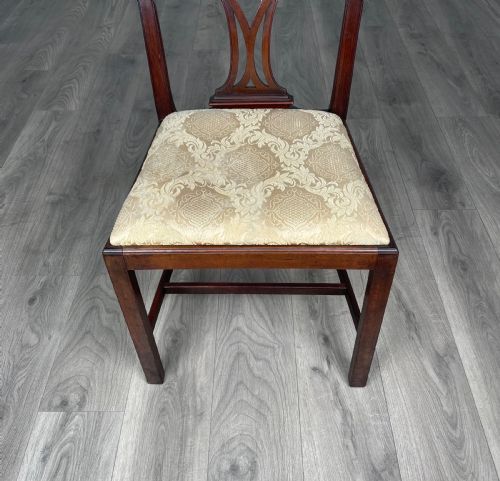 ANTIQUE 18TH CENTURY SET OF 6 DINING CHAIRS IN MAHOGANY - ADDITIONAL PHOTO 7