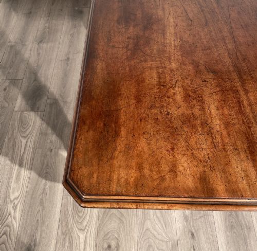ANTIQUE EDWARDIAN DINING TABLE IN MAHOGANY - ADDITIONAL PHOTO 3