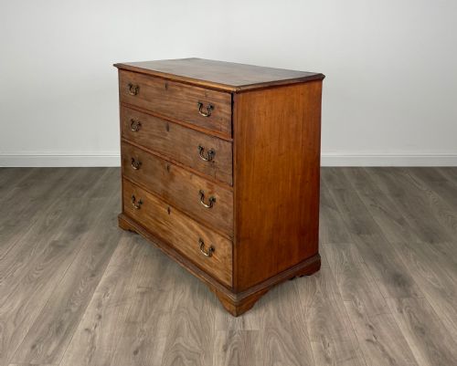 ANTIQUE 18TH CENTURY SECRETAIRE CHEST OF DRAWERS IN MAHOGANY - ADDITIONAL PHOTO 4