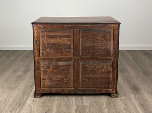 ANTIQUE 18TH CENTURY SECRETAIRE CHEST OF DRAWERS IN MAHOGANY - ADDITIONAL PHOTO 5