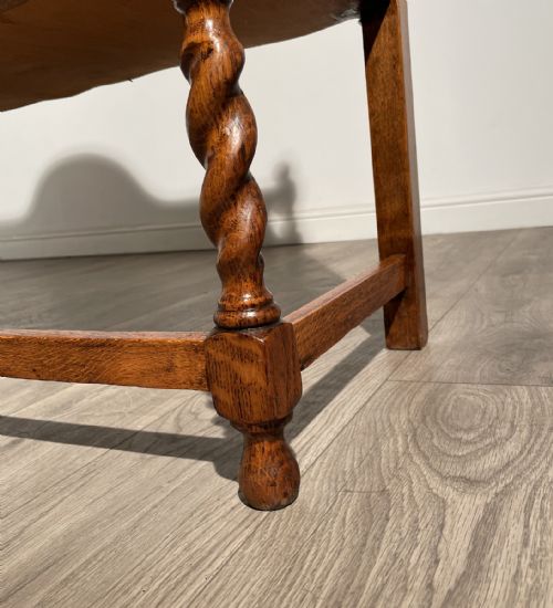 ANTIQUE EDWARDIAN SIDEBOARD IN GOLDEN OAK - ADDITIONAL PHOTO 4