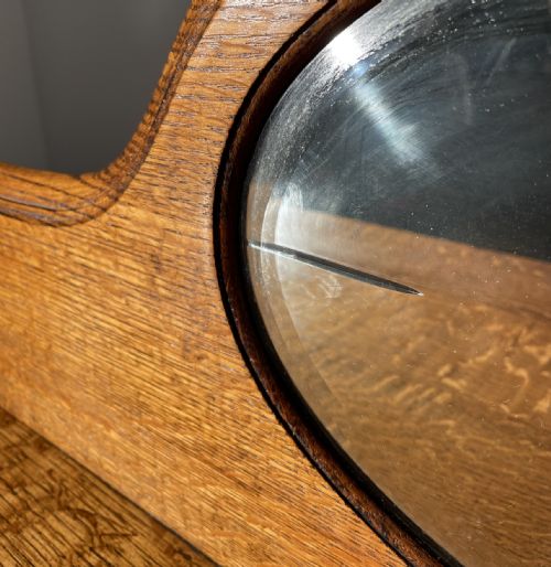 ANTIQUE EDWARDIAN SIDEBOARD IN GOLDEN OAK - ADDITIONAL PHOTO 8