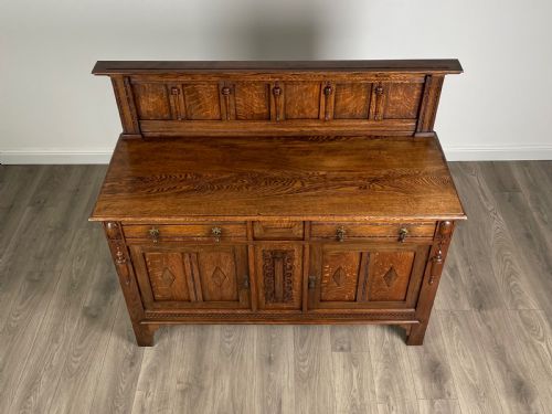 ANTIQUE 20TH CENTURY SIDEBOARD IN OAK - ADDITIONAL PHOTO 1
