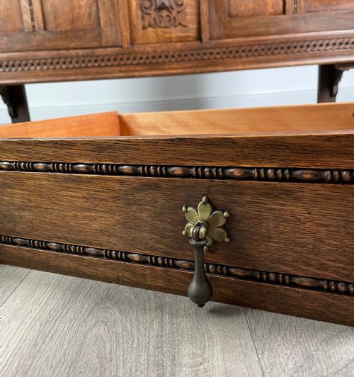 ANTIQUE 20TH CENTURY SIDEBOARD IN OAK - ADDITIONAL PHOTO 3