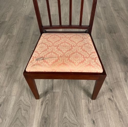 ANTIQUE 18TH CENTURY SET OF 8 DINING CHAIRS IN MAHOGANY - ADDITIONAL PHOTO 8