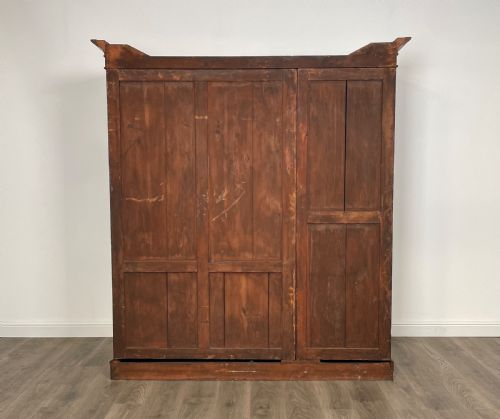 LARGE ANTIQUE 19TH CENTURY WARDROBE IN MAHOGANY - ADDITIONAL PHOTO 5