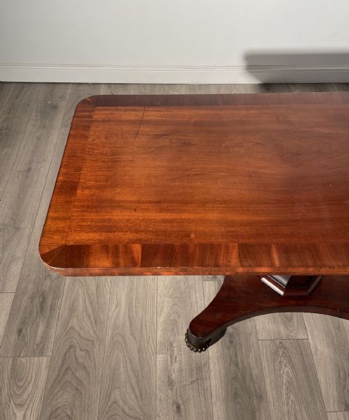 ANTIQUE WILLIAM IV TILT TOP SIDE TABLE IN MAHOGANY - ADDITIONAL PHOTO 1