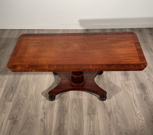 ANTIQUE WILLIAM IV TILT TOP SIDE TABLE IN MAHOGANY - ADDITIONAL PHOTO 3