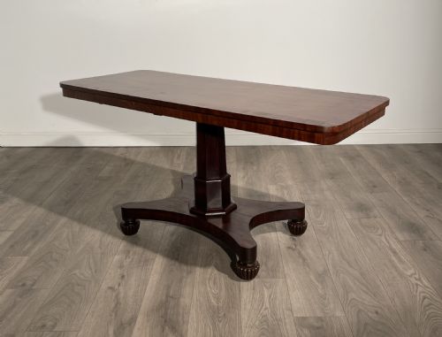 ANTIQUE WILLIAM IV TILT TOP SIDE TABLE IN MAHOGANY - ADDITIONAL PHOTO 6