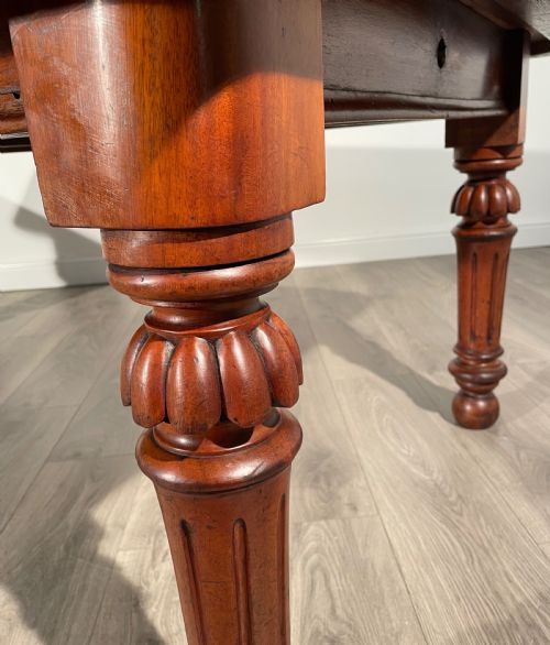ANTIQUE 19TH CENTURY DINING TABLE IN MAHOGANY - ADDITIONAL PHOTO 7