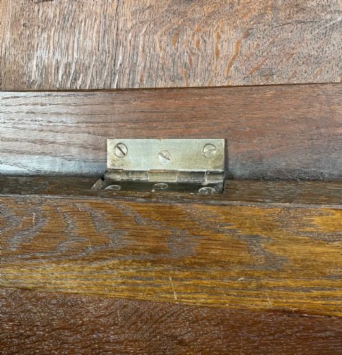 ANTIQUE 18TH CENTURY BLANKET BOX COFFER IN OAK - ADDITIONAL PHOTO 8