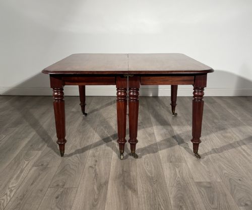 ANTIQUE 18TH CENTURY DINING TABLE IN MAHOGANY - ADDITIONAL PHOTO 6