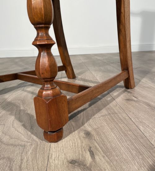 ANTIQUE 19TH CENTURY SET OF 6 DINING CHAIRS IN WALNUT - ADDITIONAL PHOTO 8